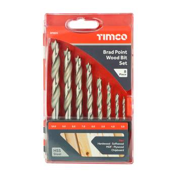 8PC WOOD DRILL SET